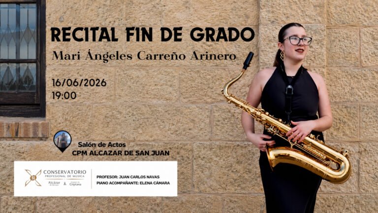 Mª Ángeles Carreño, Saxofón