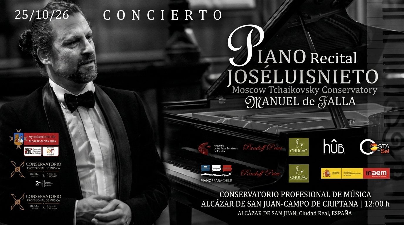 Recital de Piano "Pasión de Falla" · José Luis Nieto